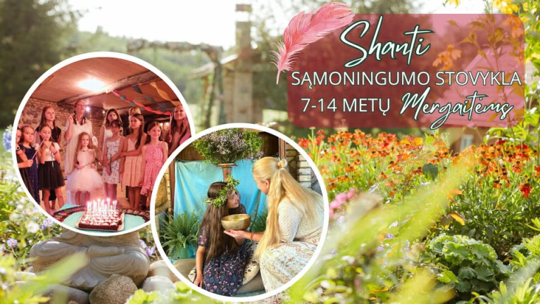 Vasaros stovykla 7 - 14 metų mergaitėms